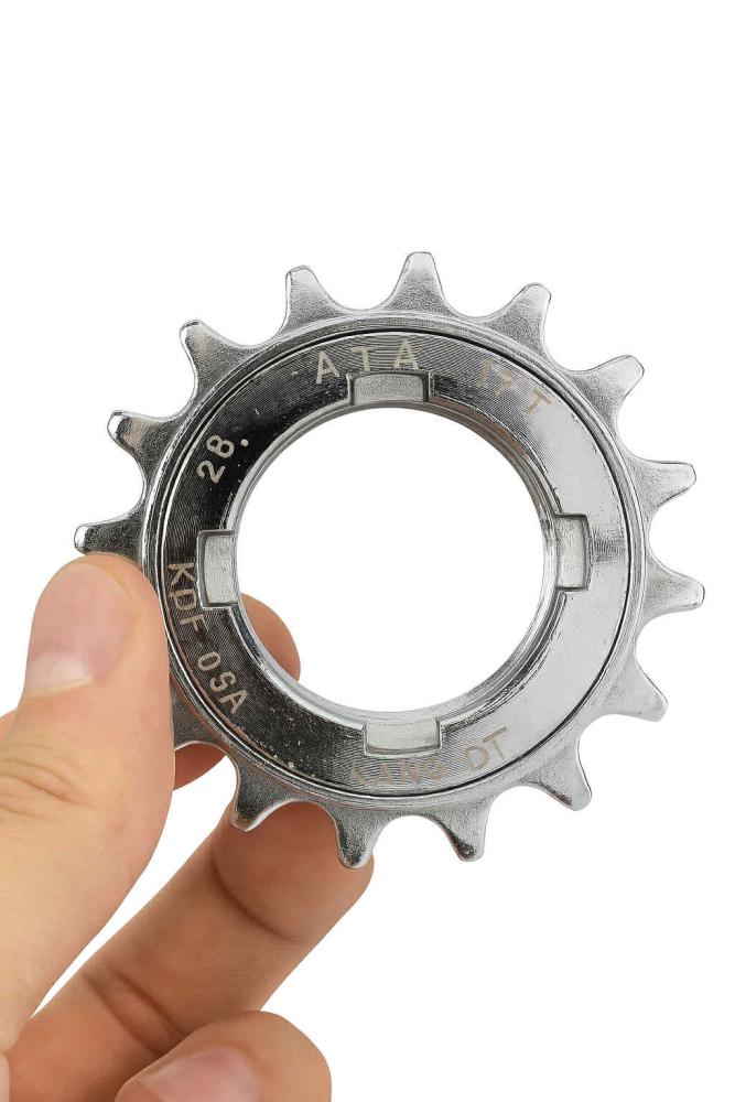 CATRACA RODA LIVRE 16 DENTES CROMADA
