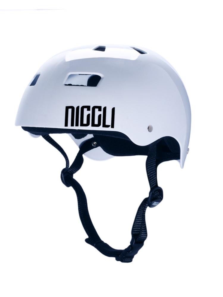 CAPACETE BRANCO FITA PRETA IRON PROFISSIONAL