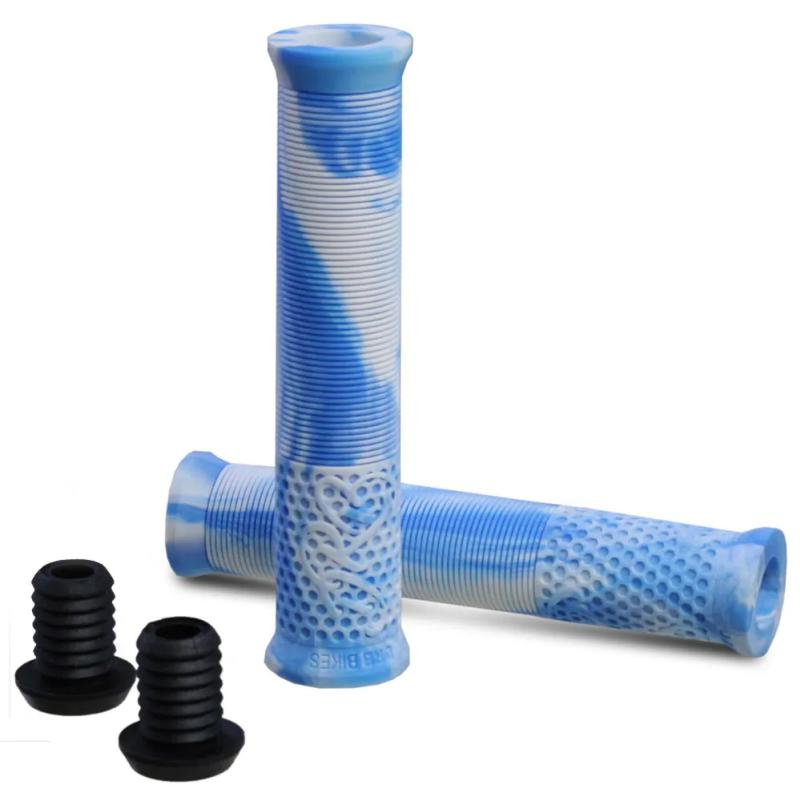 MANOPLA BMX DRB BIKE AZUL/BRANCO