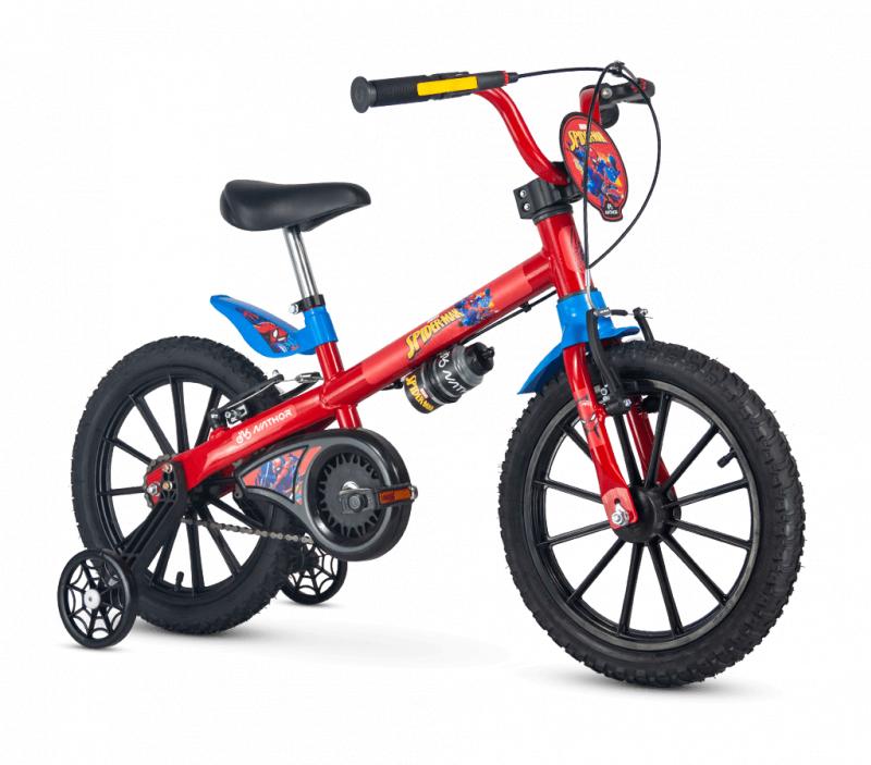 BICICLETA NATHOR ARO 16 SPIDER MAN