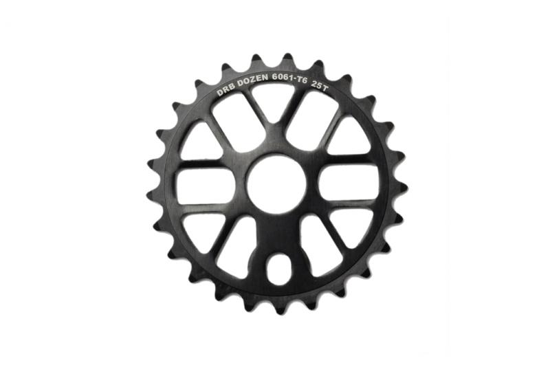 COROA DRB BIKES DOZEN DENTES PRETO 25 OU 28 DENTES