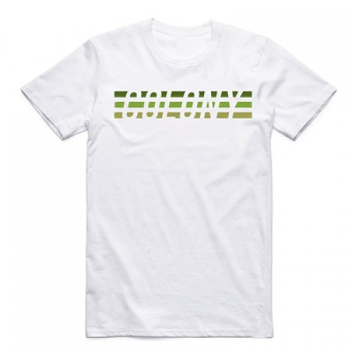 CAMISETA COLONY STRIPES BRANCO
