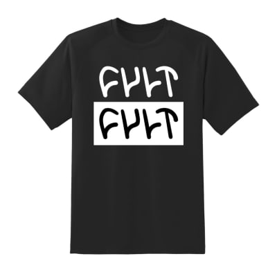 CAMISETA CULT STACK LOGO PRETO