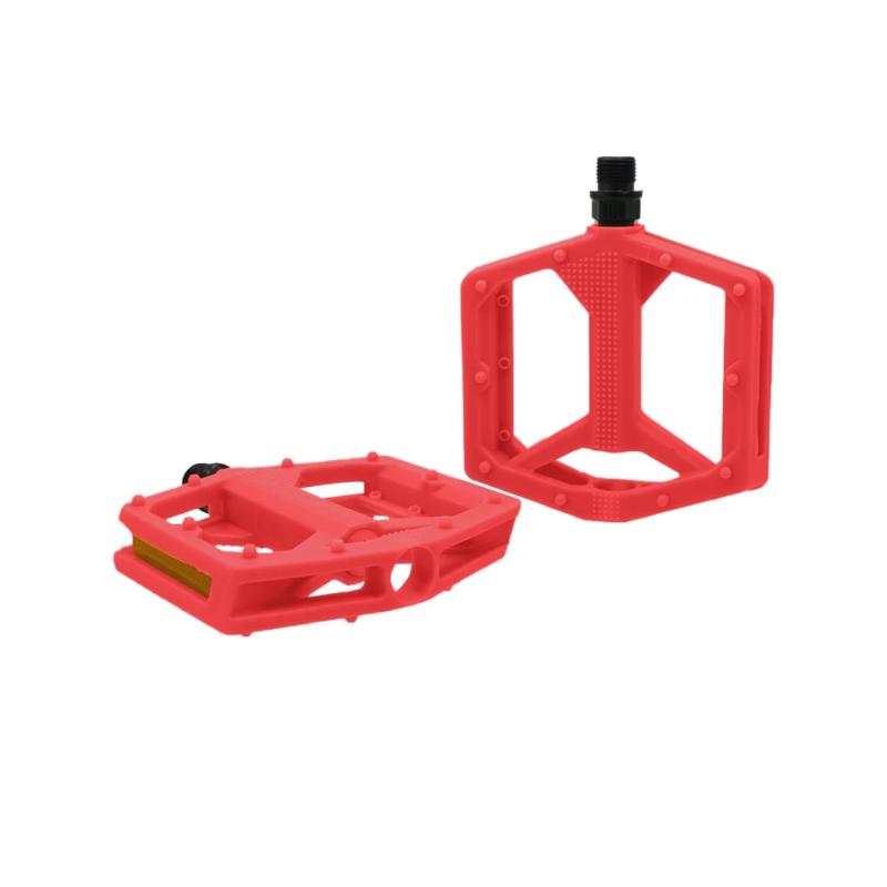 PEDAL PLATAFORMA 9/16 NYLON VERMELHO