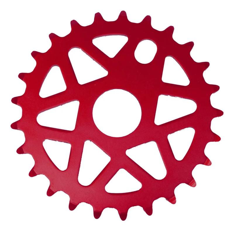 COROA BMX 25 DENTES EM ALUMINIO PRO X VERMELHO