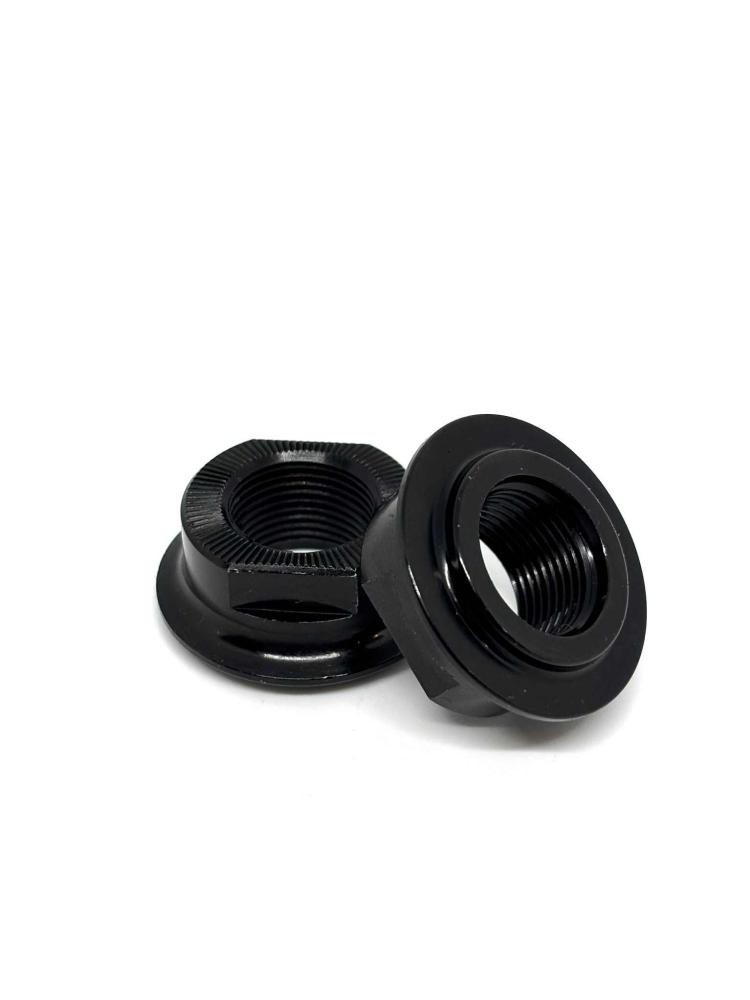 PAR CONTRA PORCA CUBO DIANTEIRO DRB BIKE PRETO ALUMINIO (...)